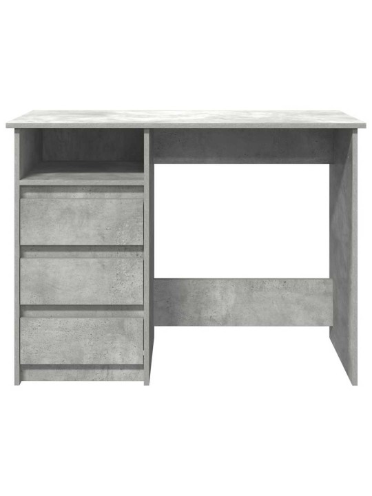 Psací stůl betonově šedý 102 x 50 x 75 cm kompozitní dřevo