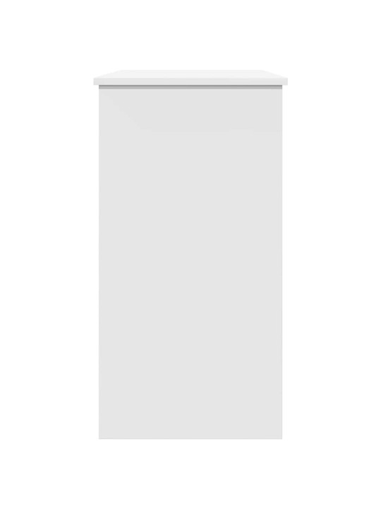 Psací stůl bílý 80 x 40 x 75 cm dřevotříska