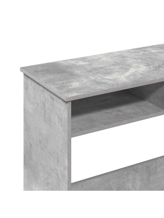 Psací stůl betonově šedý 80 x 40 x 75 cm dřevotříska