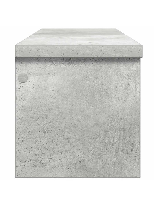 Kuchyňský regál stohovatelný betonově šedá 50x15x16 cm kompozit