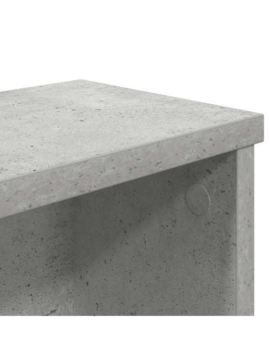Kuchyňský regál stohovatelný betonově šedá 50x15x16 cm kompozit