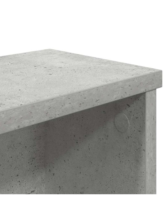 Kuchyňské regály stohovatelné 2 pcs betonově šedá 50x15x16 cm