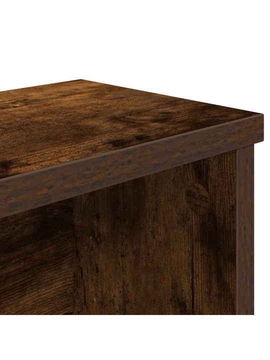 Kuchyňský regál stohovatelný kouřový dub 50x15x16 cm kompozit