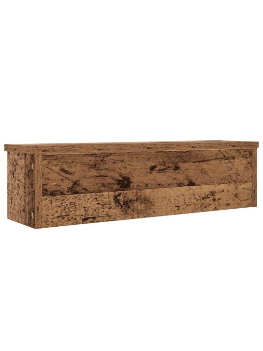 Kuchyňský regál stohovatelný starého dřeva 50x15x16 cm kompozit