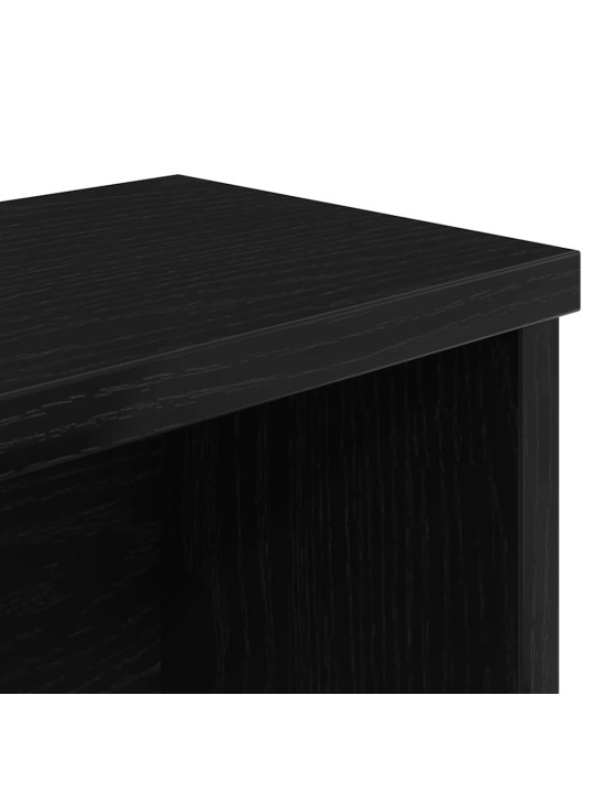 Kuchyňské regály stohovatelné 2 pcs černý 60x15x16 cm