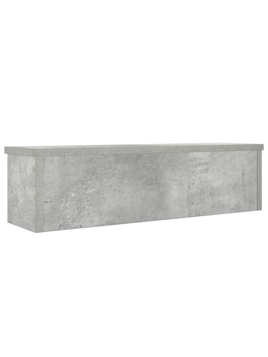 Kuchyňský regál stohovatelný betonově šedá 60x15x16 cm kompozit