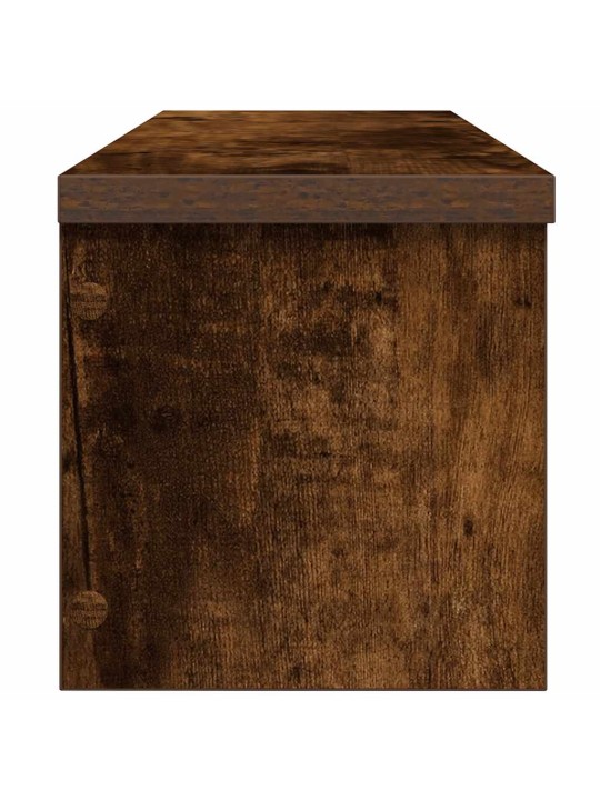 Kuchyňský regál stohovatelný kouřový dub 60x15x16 cm kompozit