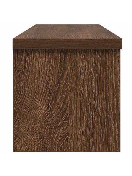 Kuchyňský regál stohovatelný hnědý dub 60x15x16 cm kompozit