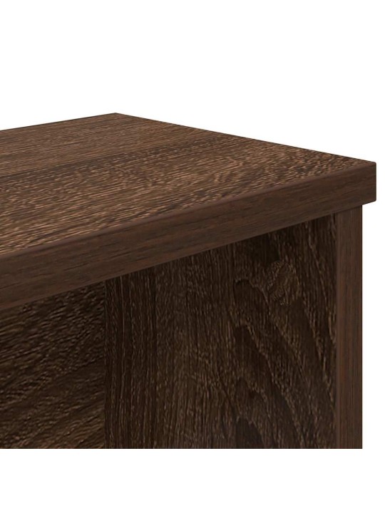 Kuchyňský regál stohovatelný hnědý dub 60x15x16 cm kompozit