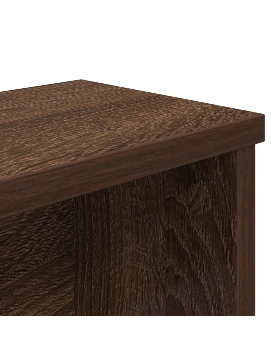 Kuchyňské regály stohovatelné 2 pcs hnědý dub 60x15x16 cm