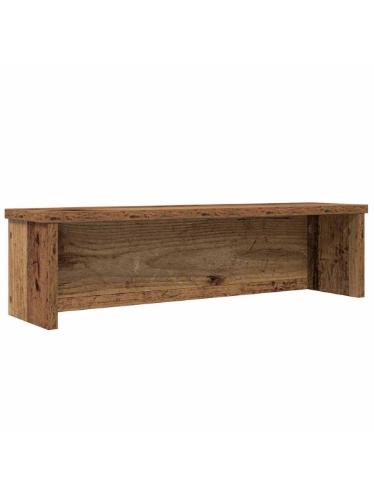 Kuchyňský regál stohovatelný starého dřeva 60x15x16 cm kompozit