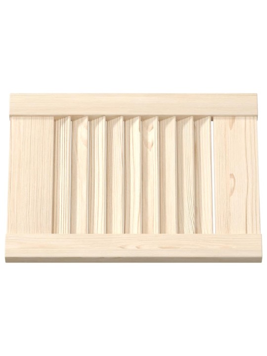 Nábytková dvířka lamelový design 2 ks 39,5x29,5 cm borovice