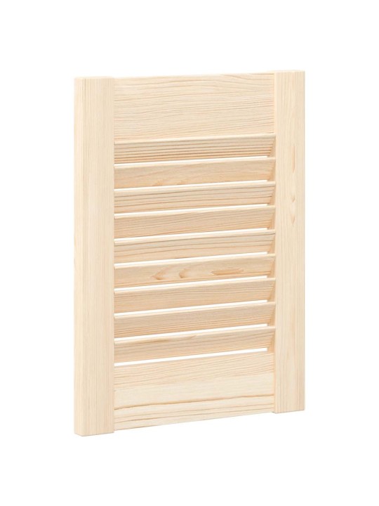 Nábytková dvířka lamelový design 2 ks 39,5x29,5 cm borovice