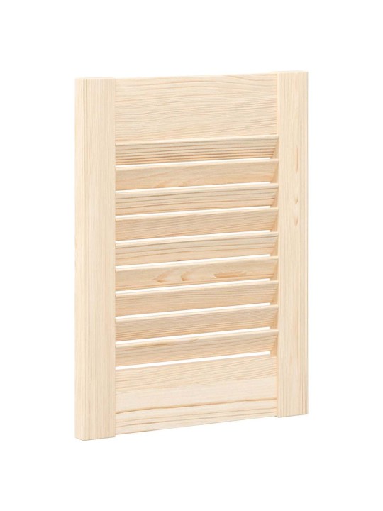 Nábytková dvířka lamelový design 4 ks 39,5x29,5 cm borovice