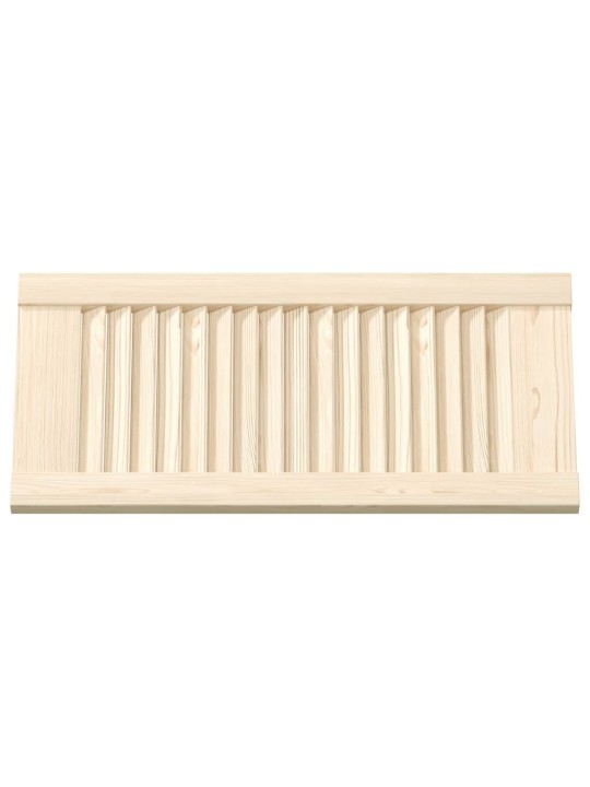 Nábytková dvířka lamelový design 4 ks 61,5x29,5 cm borovice