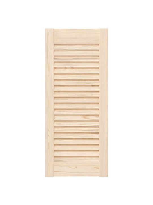 Nábytková dvířka lamelový design 2 ks 69x29,5 cm borovice
