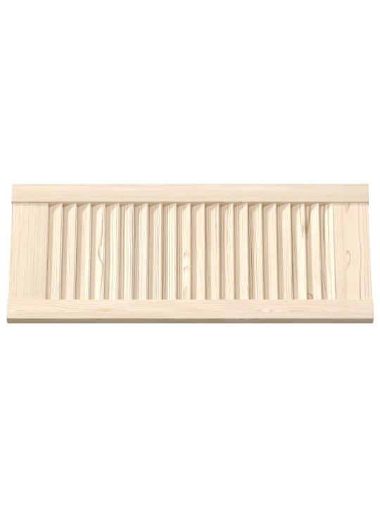 Nábytková dvířka lamelový design 2 ks 69x29,5 cm borovice