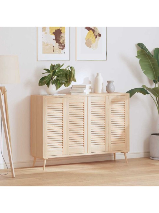 Nábytková dvířka lamelový design 4 ks 69x29,5 cm borovice
