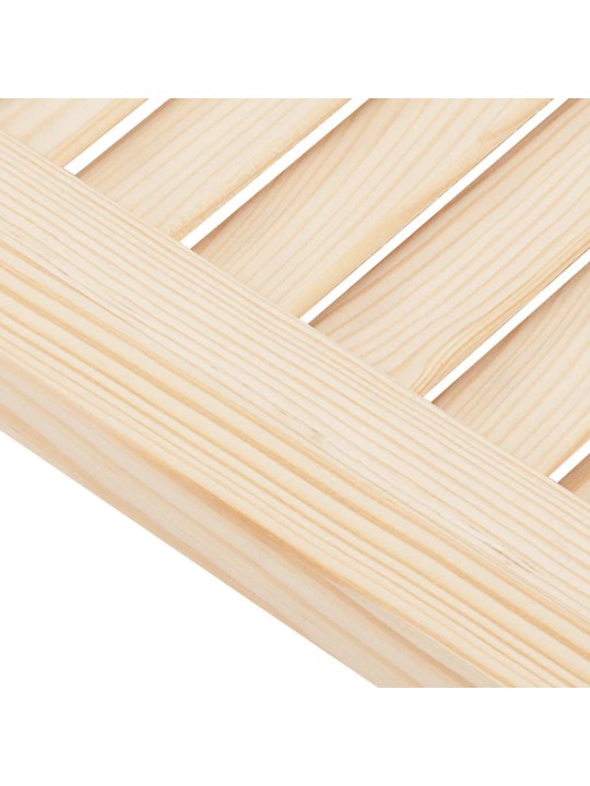 Nábytková dvířka lamelový design 4 ks 69x29,5 cm borovice
