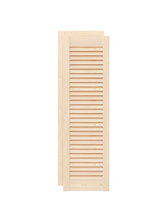 Nábytková dvířka lamelový design 2 ks 99x29,5 cm borovice