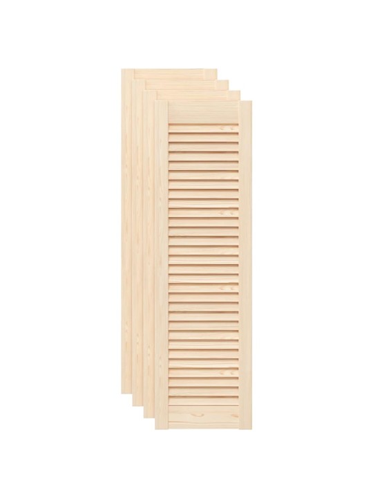Nábytková dvířka lamelový design 4 ks 99x29,5 cm borovice