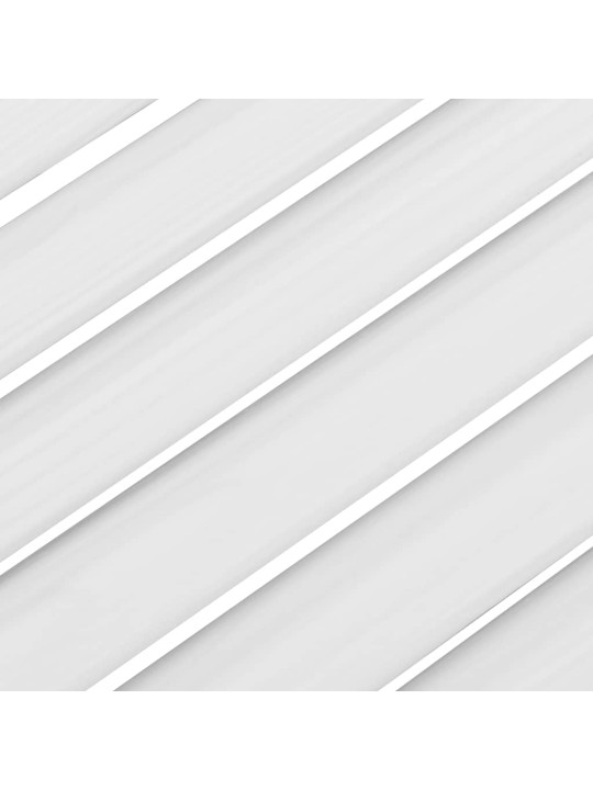Skříňové dveře louvred design 2 ks bílá 69x29,5 cm