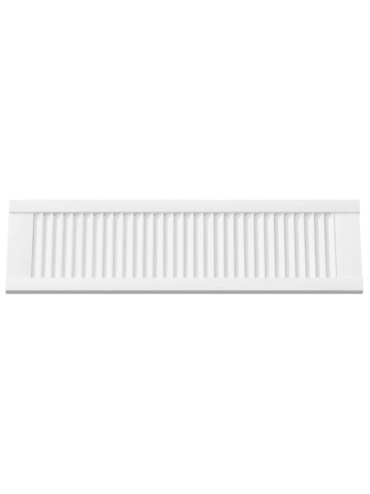 Skříňové dveře louvred design bílý 99x29,5 cm