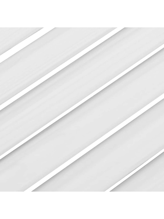 Skříňové dveře louvred design bílý 99x29,5 cm