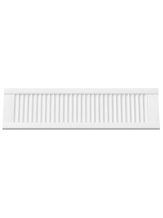 Skříňové dveře louvred design 2 ks bílá 99x29,5 cm