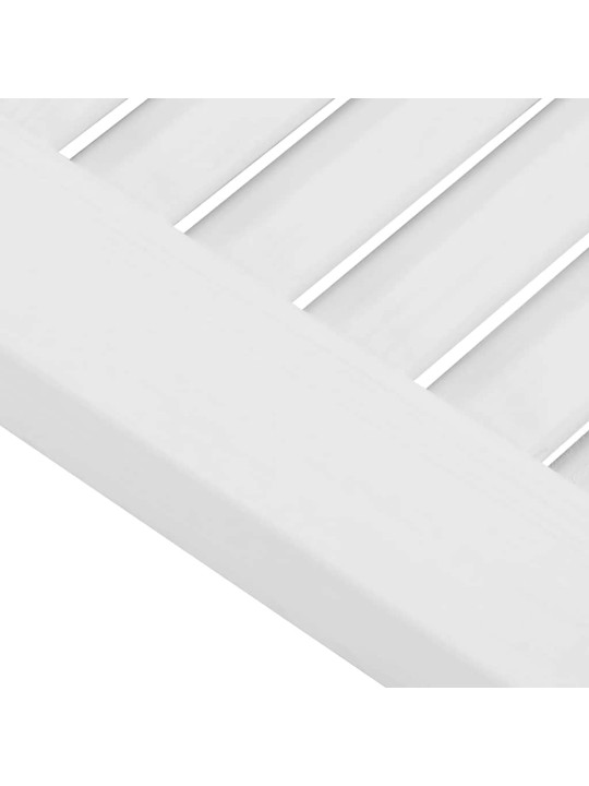 Skříňové dveře louvred design 2 ks bílá 99x29,5 cm