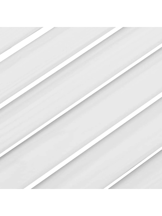 Skříňové dveře louvred design 4 ks bílá 99x29,5 cm