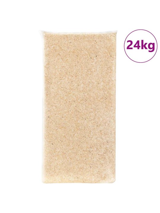 Dřevěné hobliny na podestýlku pro zvířata měkké dřevo 24 kg