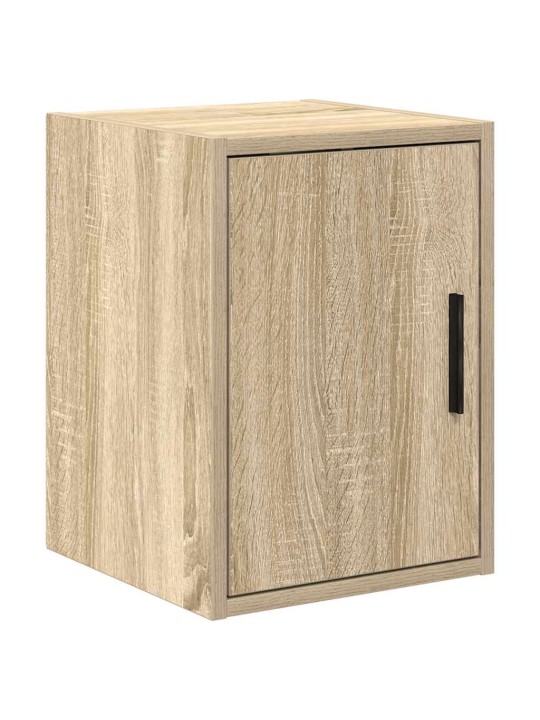 Garážová nástěnná skříň sonoma oak engineered wood
