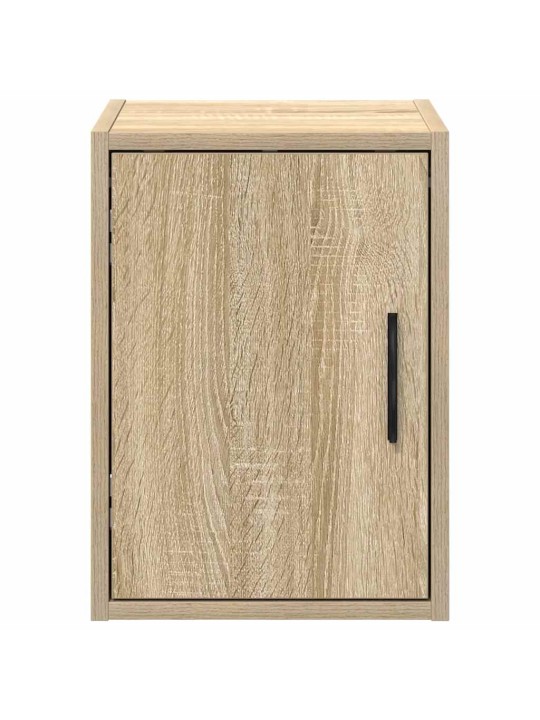 Garážová nástěnná skříň sonoma oak engineered wood