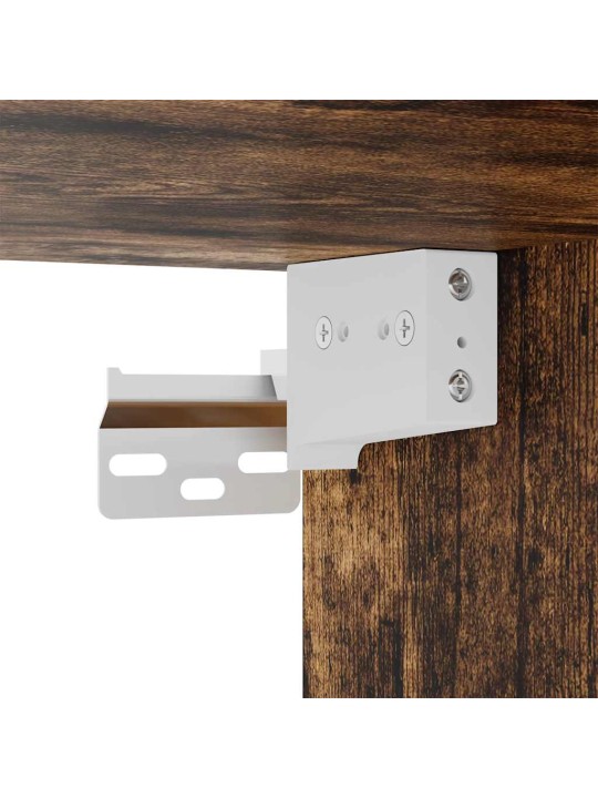Garážová nástěnná skříňka smoked oak engineered wood