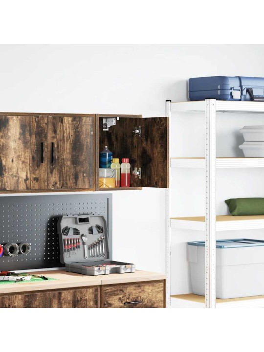 Garážová nástěnná skříňka smoked oak engineered wood