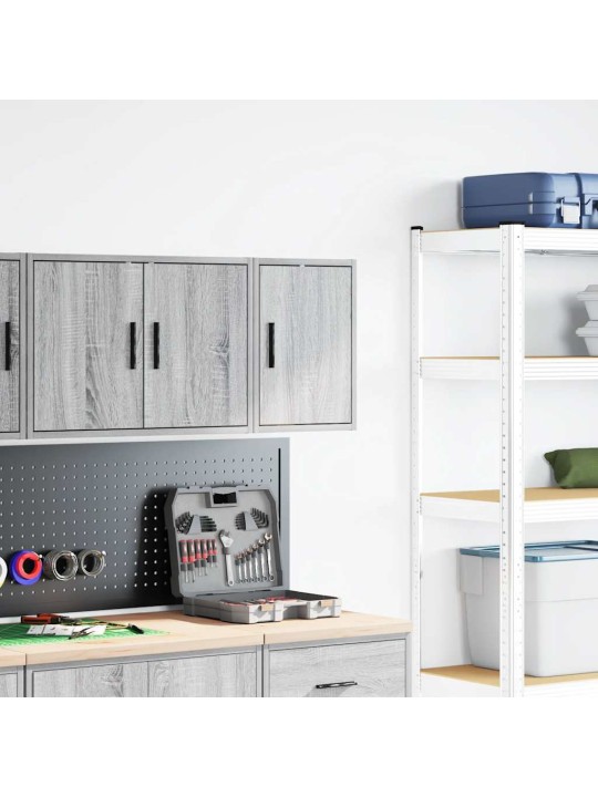 Garážová nástěnná skříňka grey sonoma engineered wood