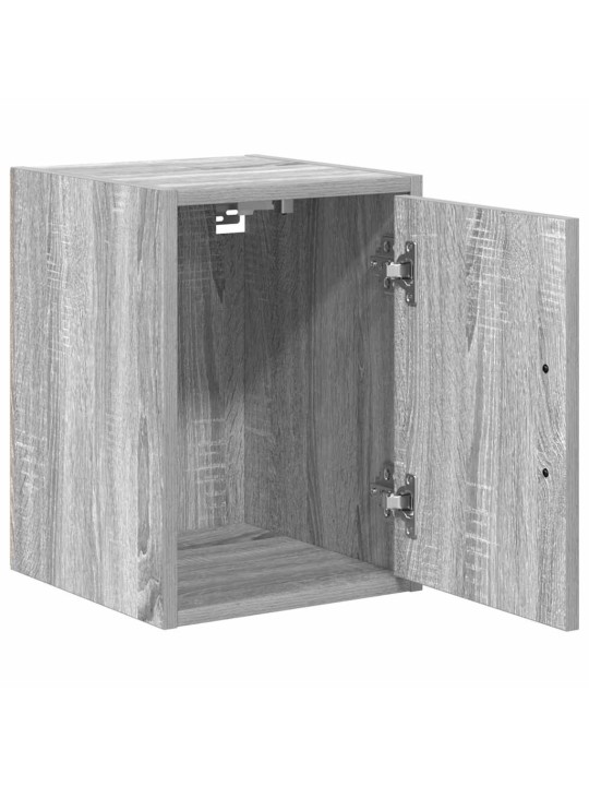 Garážová nástěnná skříňka grey sonoma engineered wood