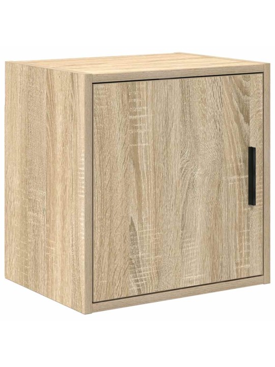 Garážová nástěnná skříň sonoma oak engineered wood