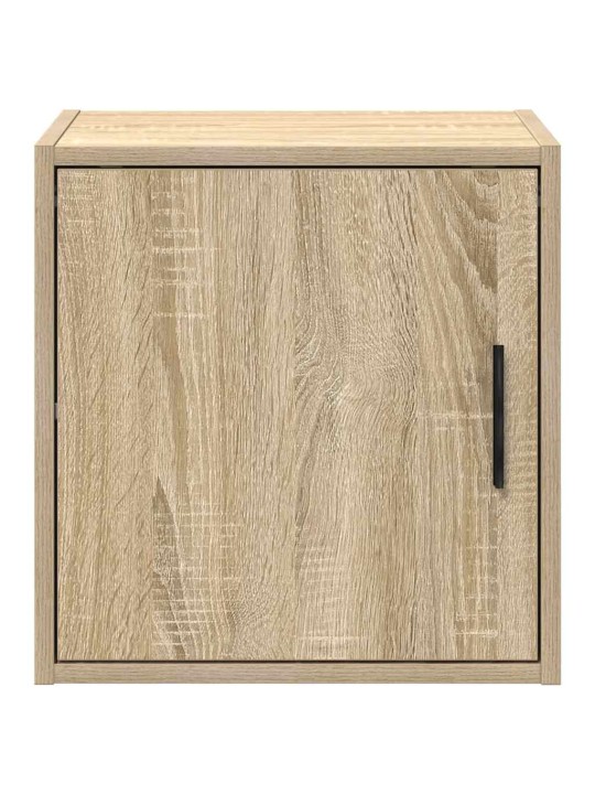 Garážová nástěnná skříň sonoma oak engineered wood