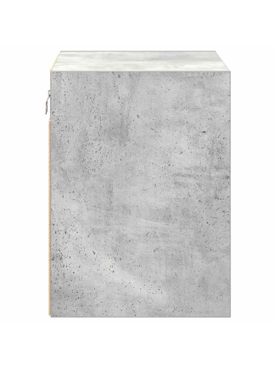 Garážové nástěnné skříně 2 ks beton grey kompozitní dřevo