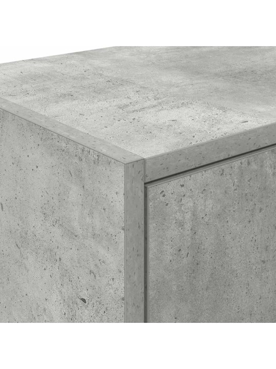 Garážové nástěnné skříně 2 ks beton grey kompozitní dřevo