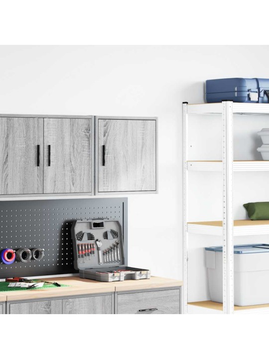 Garážová nástěnná skříňka grey sonoma engineered wood