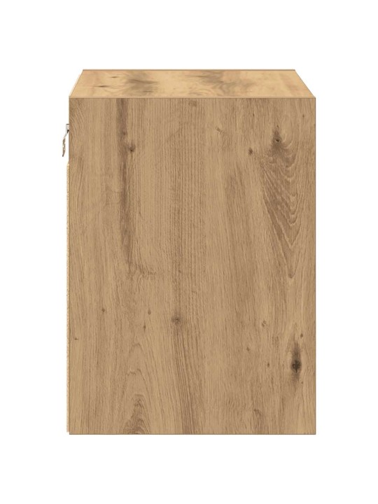 Garážové nástěnné skříně 2 ks dub artisan kompozitní dřevo