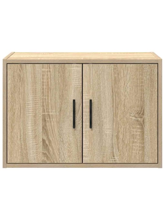 Garážová nástěnná skříň sonoma oak engineered wood