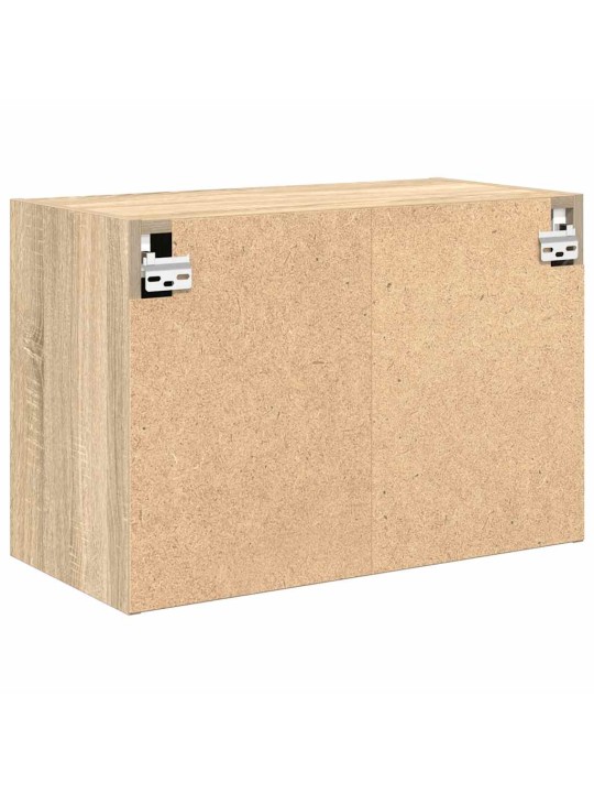 Garážová nástěnná skříň sonoma oak engineered wood