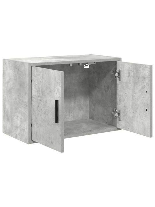 Garážové nástěnné skříně 2 ks beton grey kompozitní dřevo