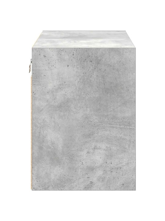 Garážové nástěnné skříně 2 ks beton grey kompozitní dřevo