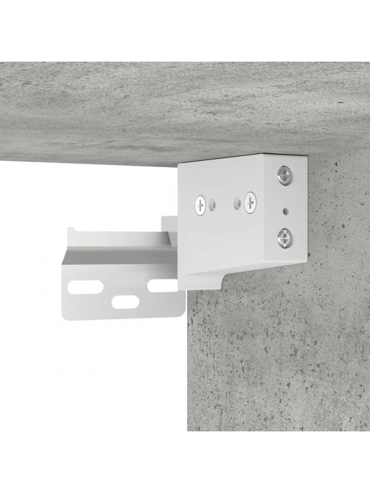 Garážové nástěnné skříně 2 ks beton grey kompozitní dřevo