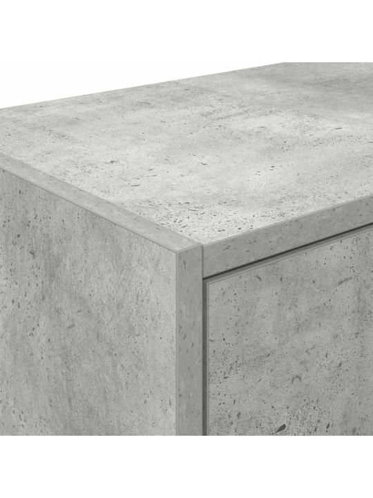 Garážové nástěnné skříně 2 ks beton grey kompozitní dřevo